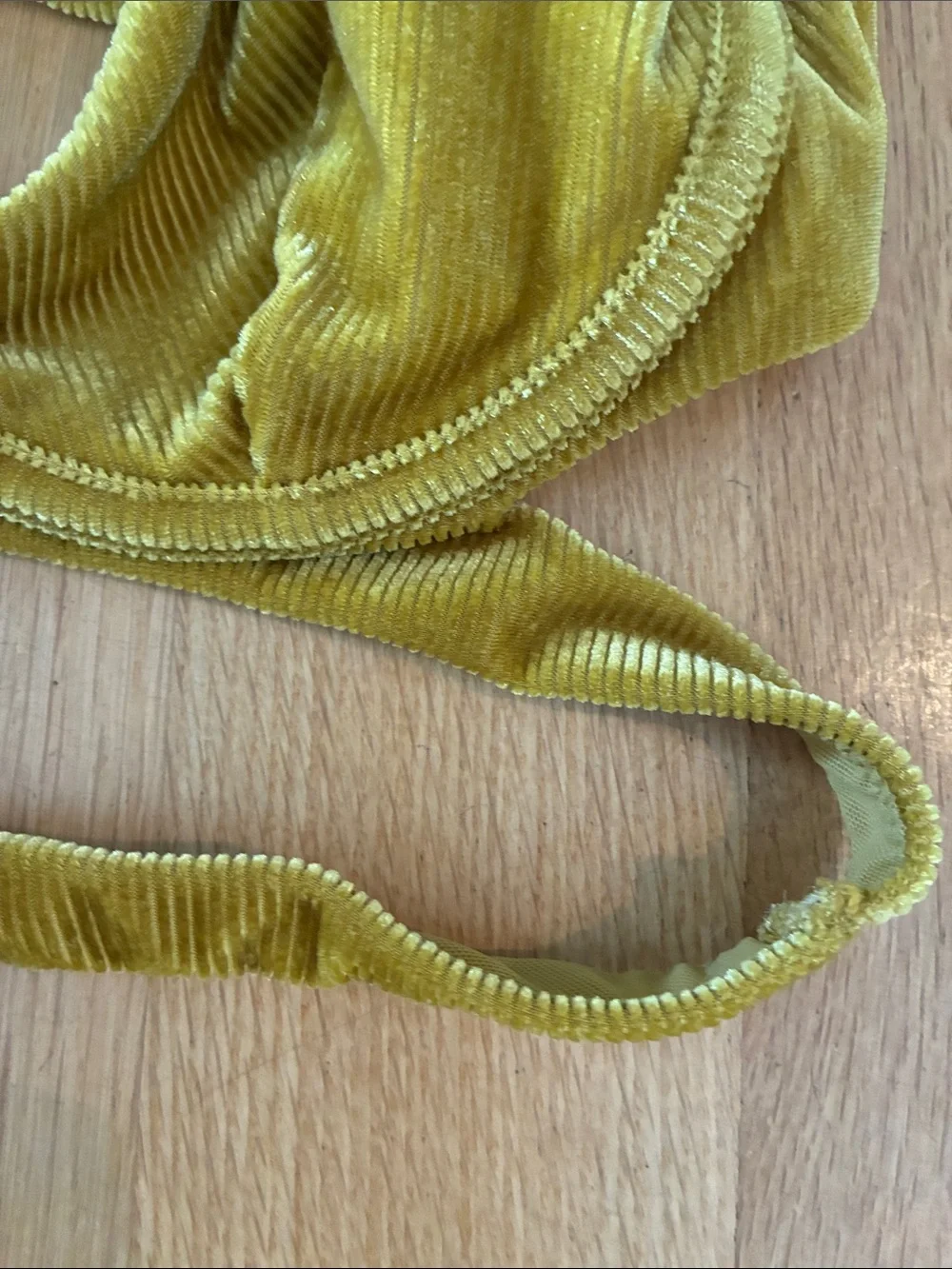 Urban Outfitters Out From Under Olive Velvet Underwire Bralette